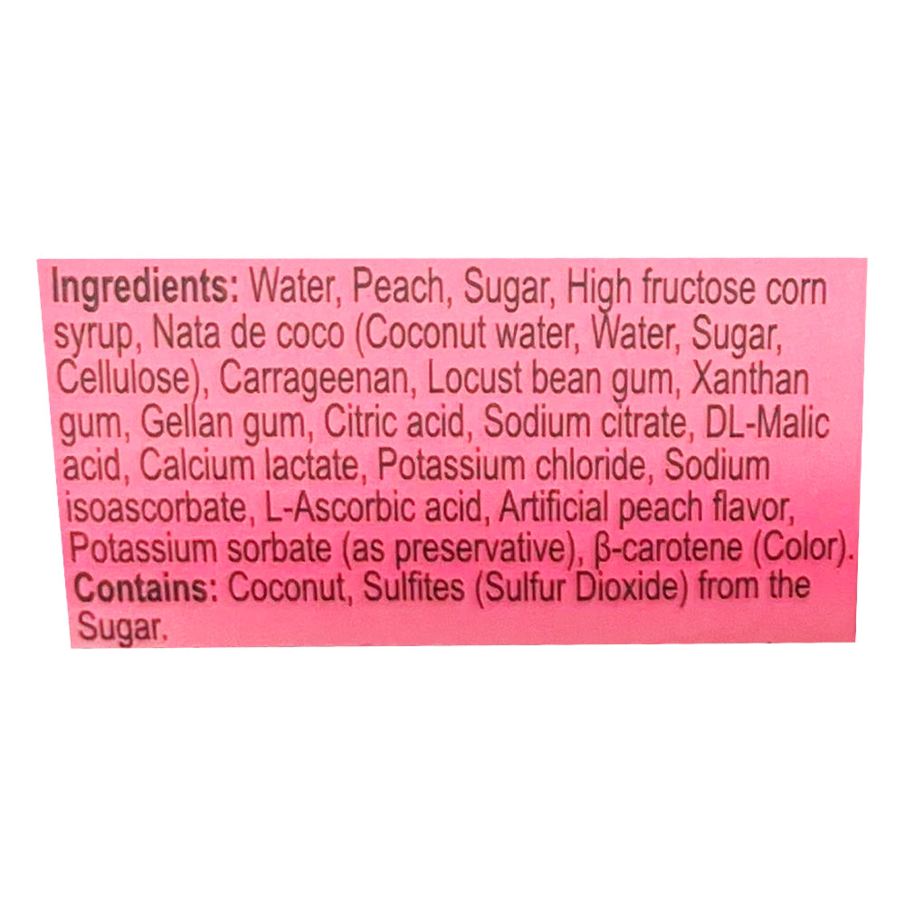 Shirakiku Fruits in Jelly Peach Flavor 14 oz