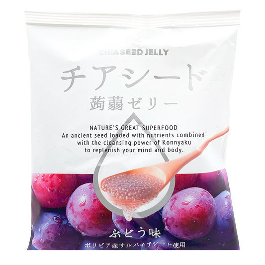 Wakashou Chia Seed Konjak Jelly Budo 6.70 oz