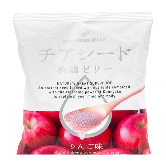 Wakashou Chia Seed Jelly Konjak Jelly Ringo 6.70 oz