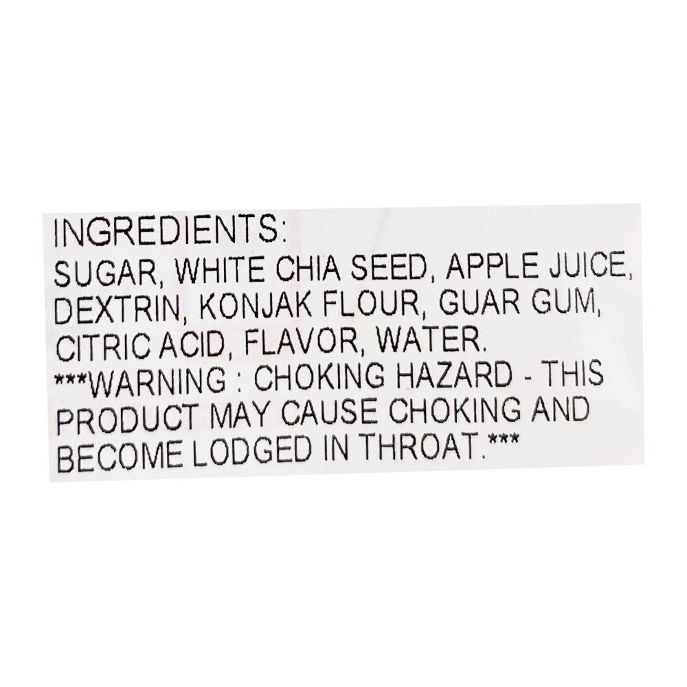 Wakashou Chia Seed Jelly Konjak Jelly Ringo 6.70 oz