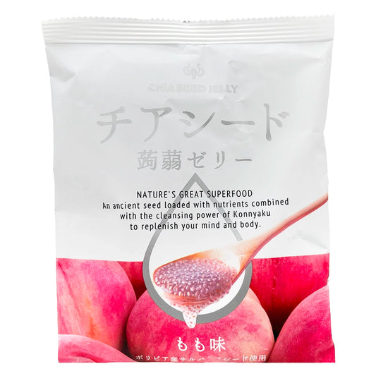 Wakashou Chia Seed Konjak Jelly Momo 6.70 oz