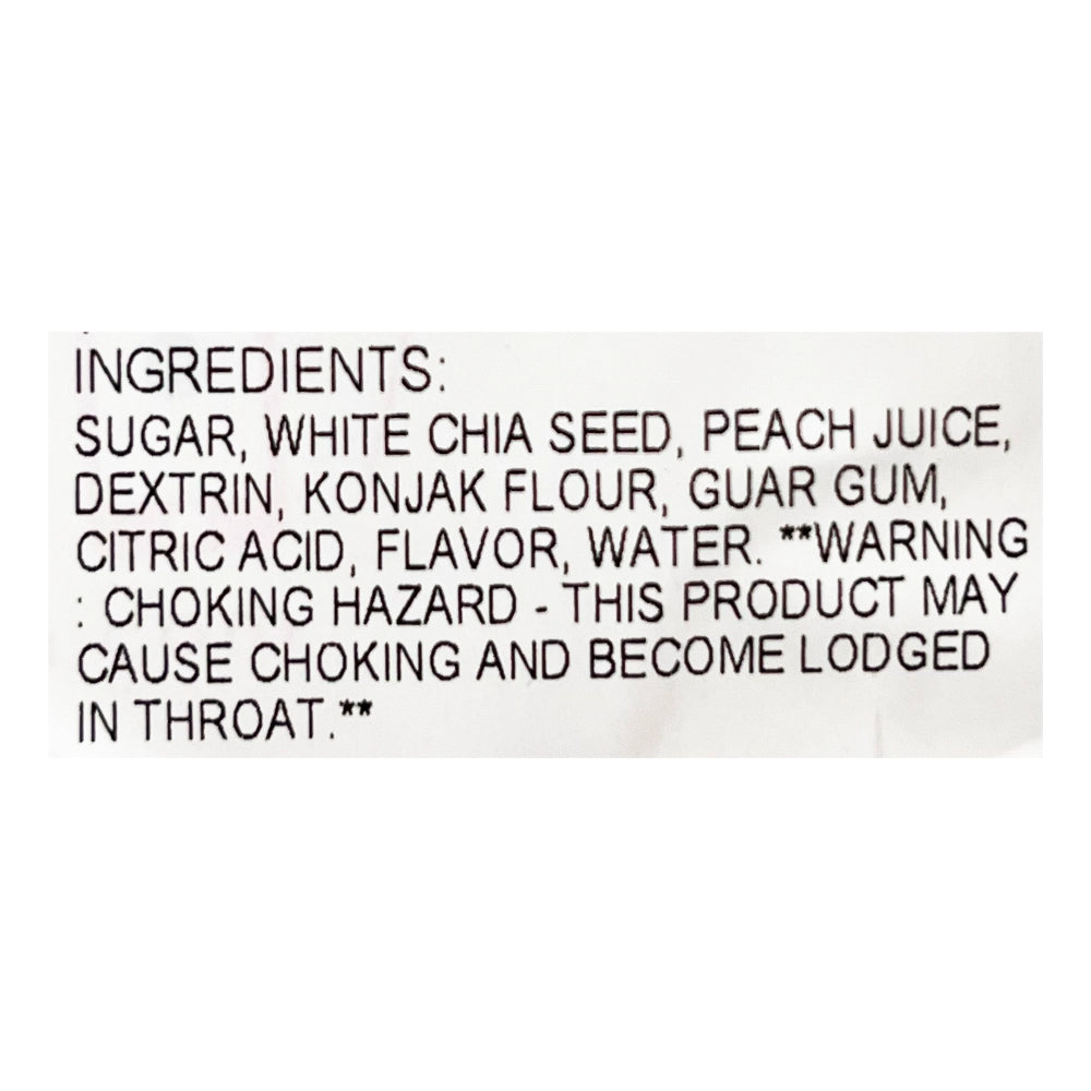 Wakashou Chia Seed Konjak Jelly Momo 6.70 oz