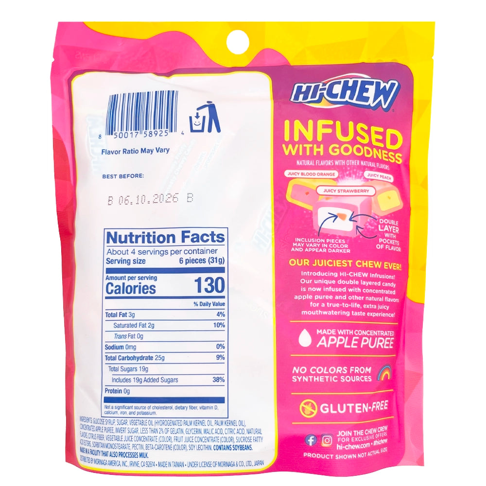 Morinaga Hi-Chew Infrusions Orchard Mix 4.24 oz