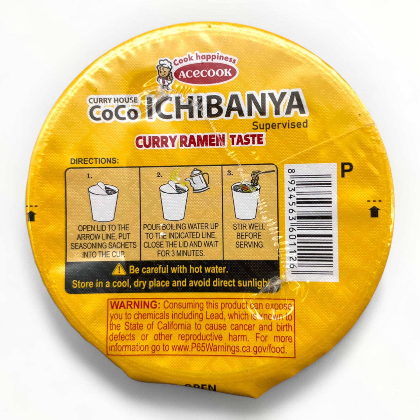 Acecook Instant Noodles Coco Ichibanya Curry Ramen Taste 2.2 oz