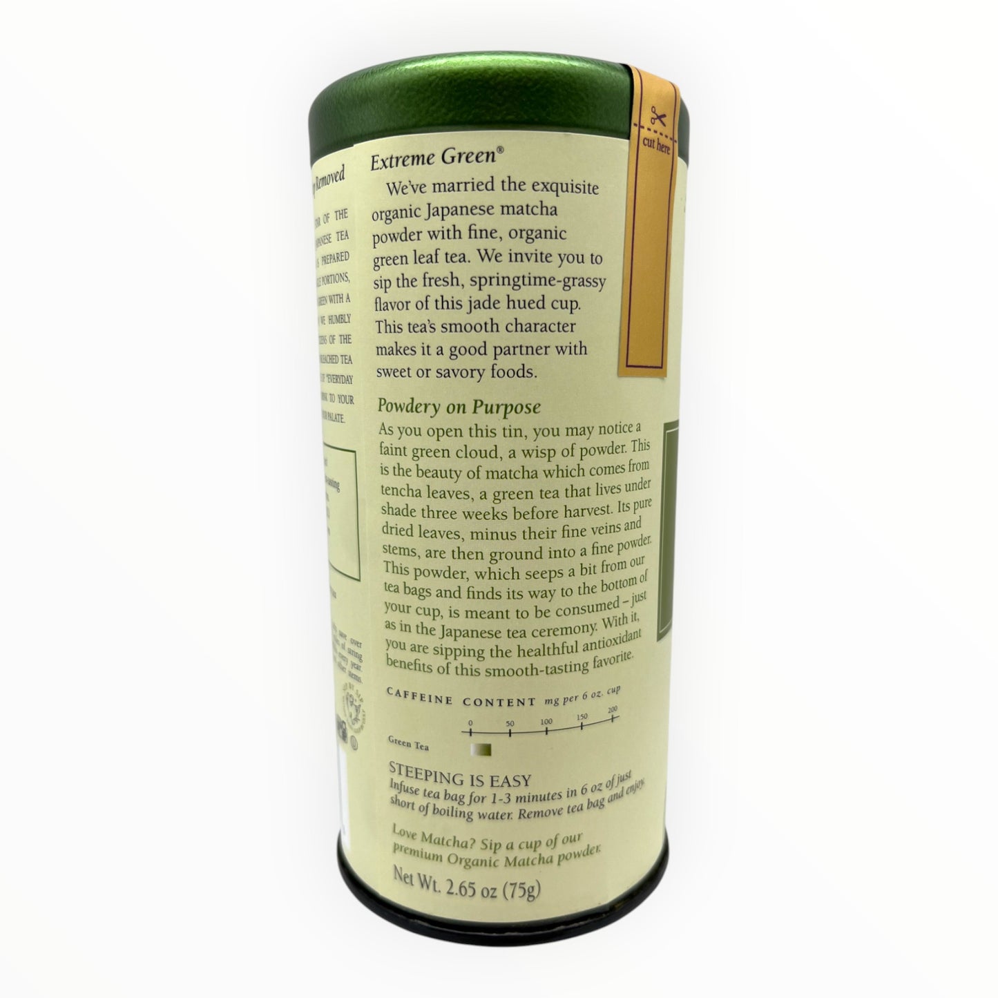 The Republic of Tea Double Green Matcha 50 Bags 2.65 oz