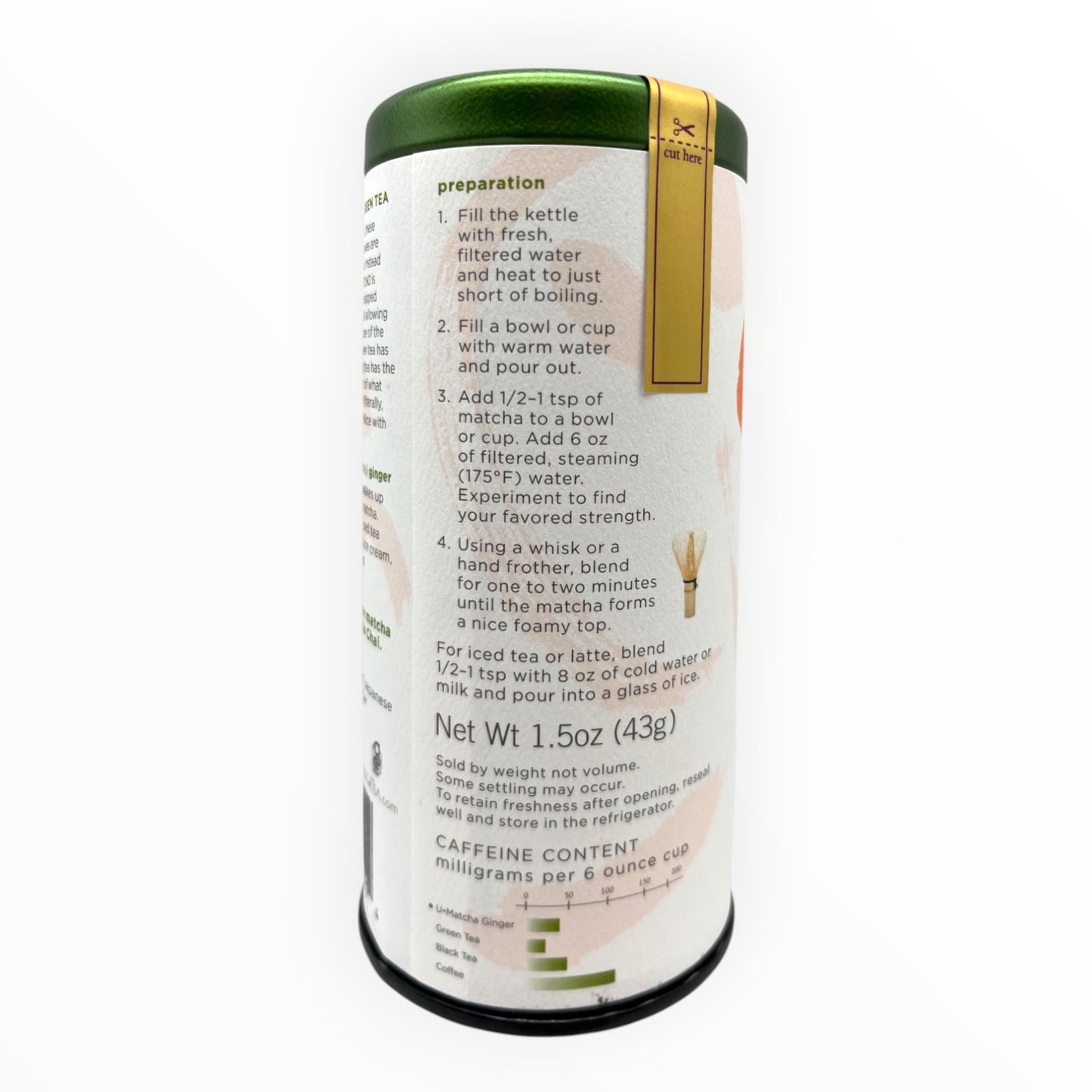 The Republic of Tea U Matcha Ginger 1.5 oz