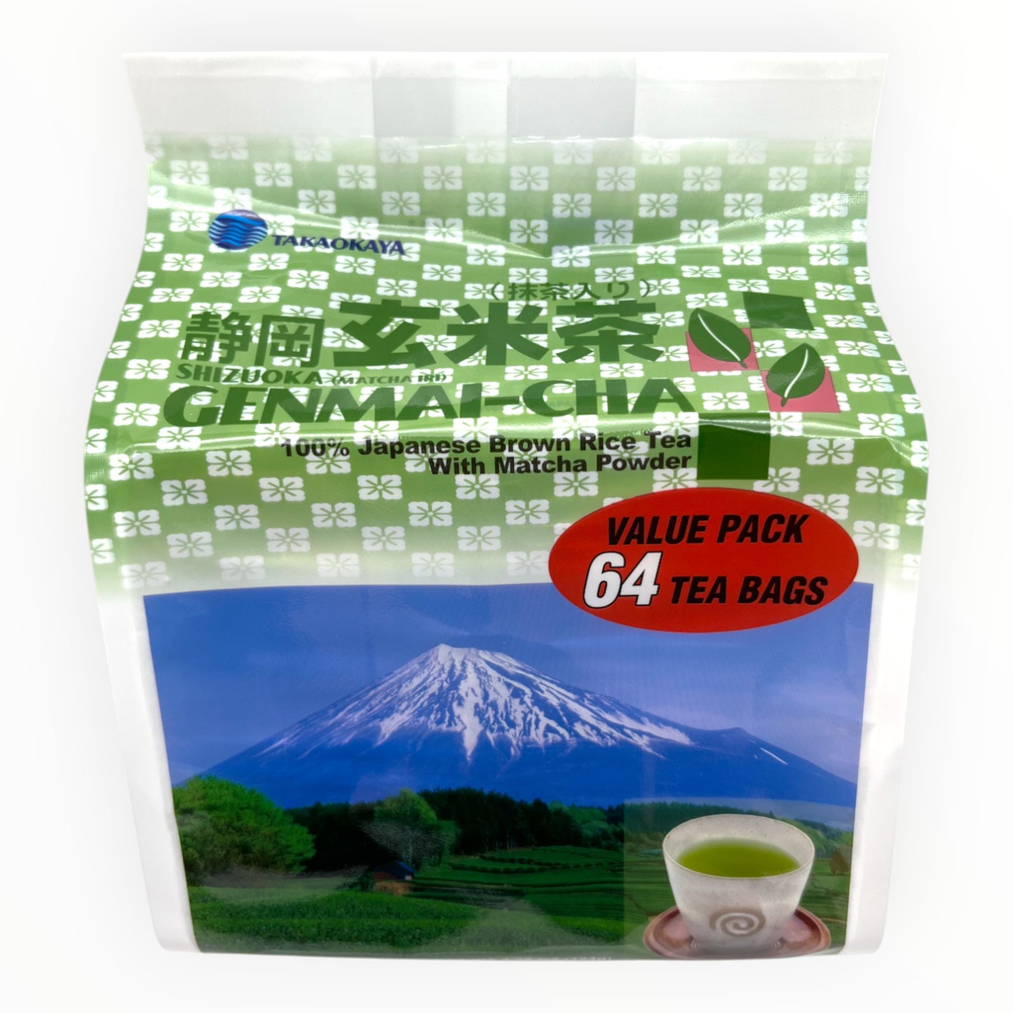 Takoakoya Genmaicha 64 Tea Bags 4.36 oz