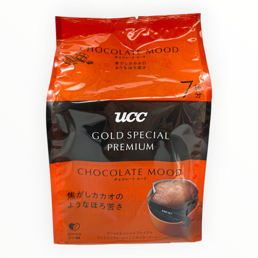 UCC Gold Special Premium One Drip Coffee Chocolate Mood 7 Packs 2.46 oz