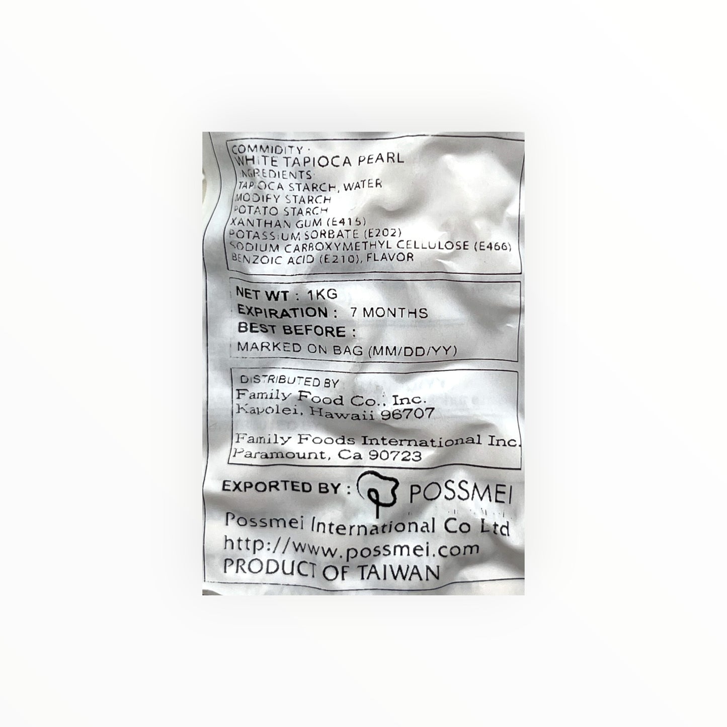 Possmei Tapioca Pearl 2.2 lbs