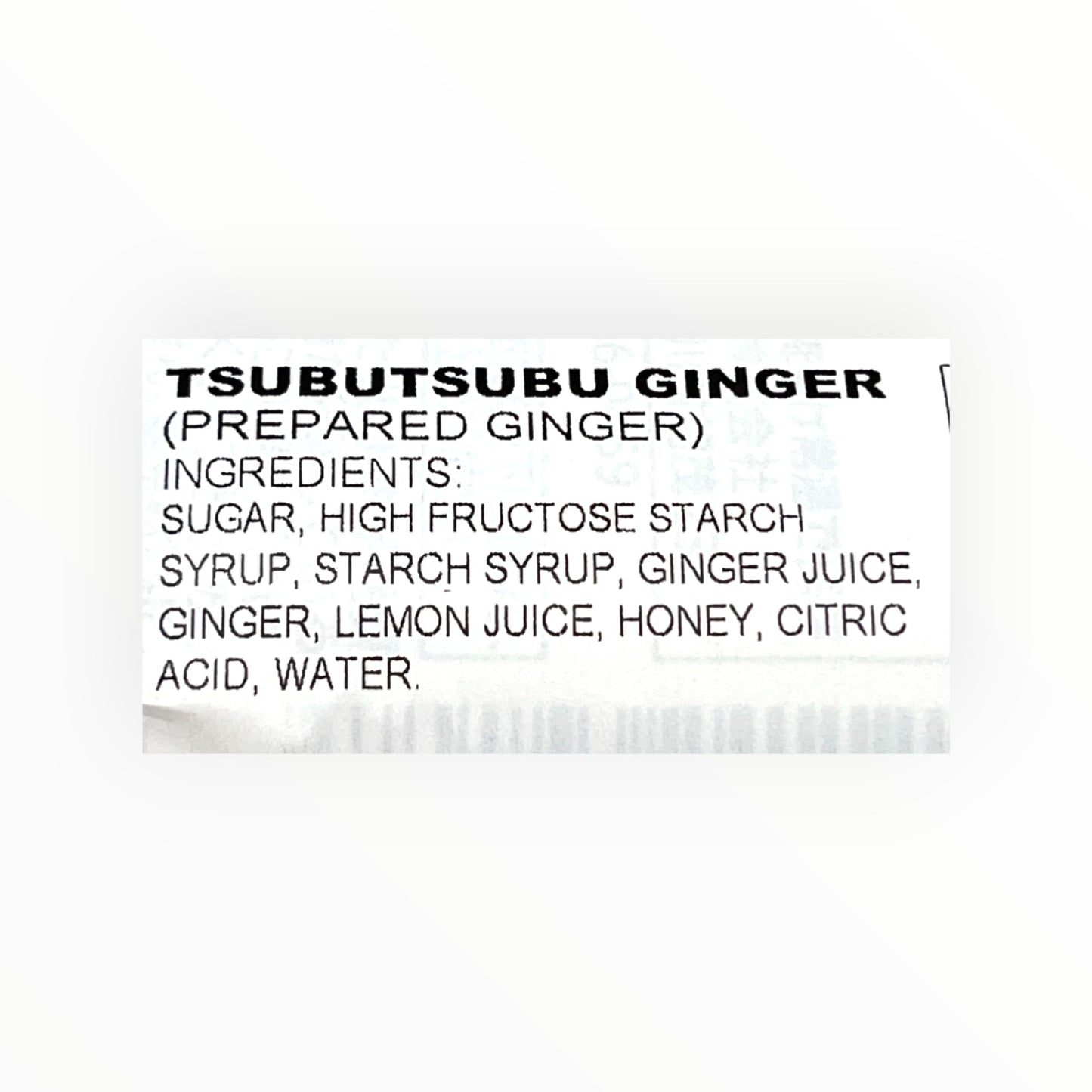 Kitagawamura Tsubu Tsubu Ginger Ginger Syrup 16.93 oz