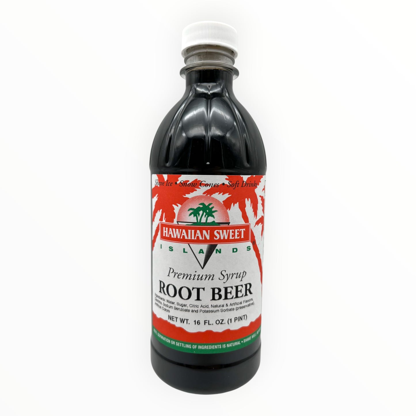 Hawaiian Sweet Islands Premium Syrup Root Beer 16 fl oz