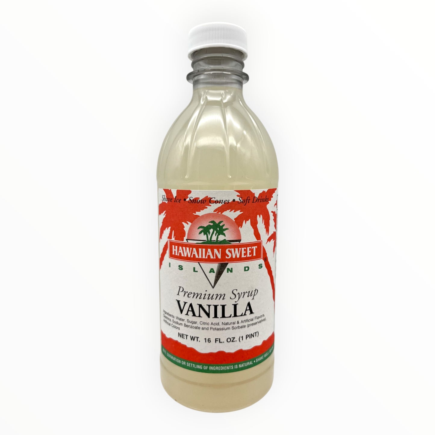 Hawaiian Sweet Islands Premium Syrup Vanilla 16 fl oz