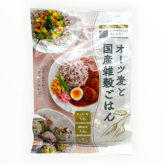 Oatmugi Zakkoku Gohan Prepared Mixed Grain 6 Pack 4.23 oz