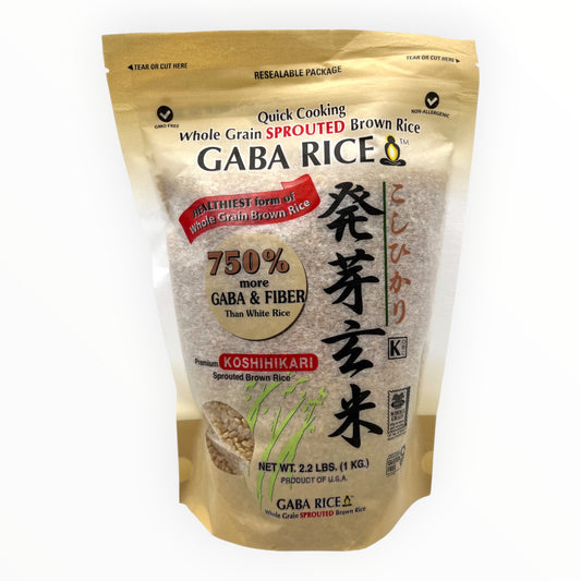 Gaba Rice Quick Cooking Whole Grain Koshihikari 2.2 lbs