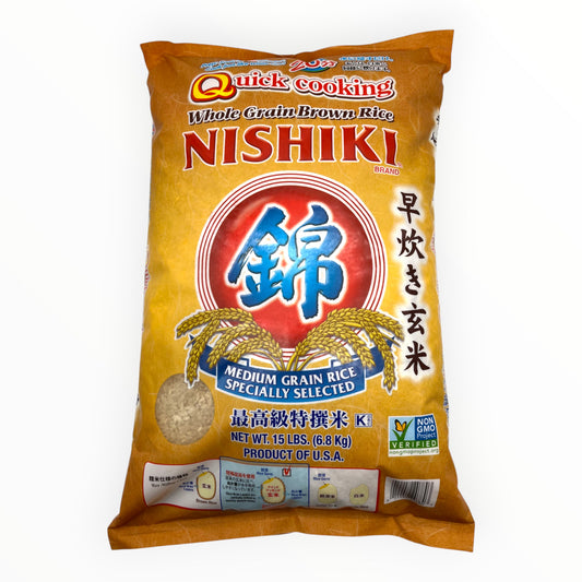 Nishiki Whole Grain Brown Rice 15 lbs