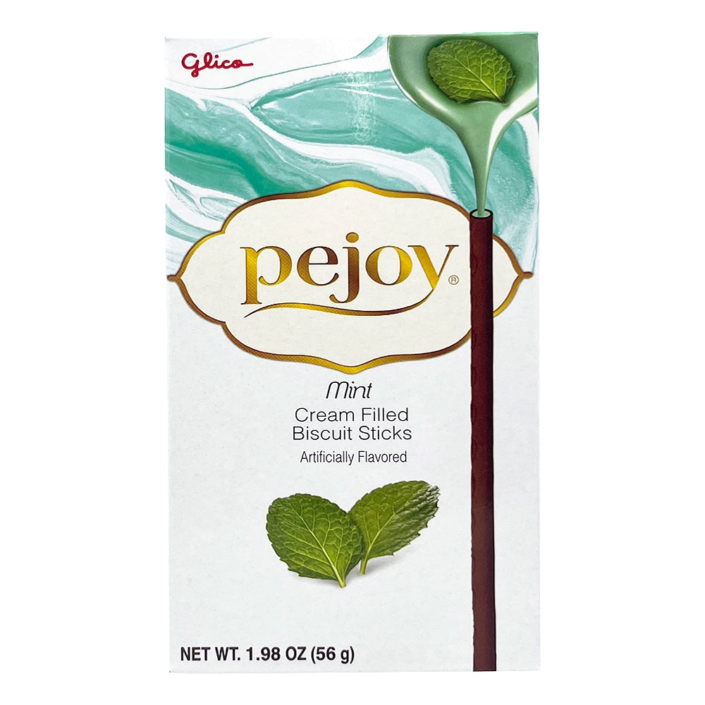 Glico Pejoy Mint Cream Filled Biscuit Sticks 1.98 oz