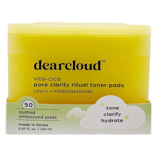 Dearcloud Vita Cica Pore Clarity Ritual Toner Pads 50 PCS 5.07 fl oz