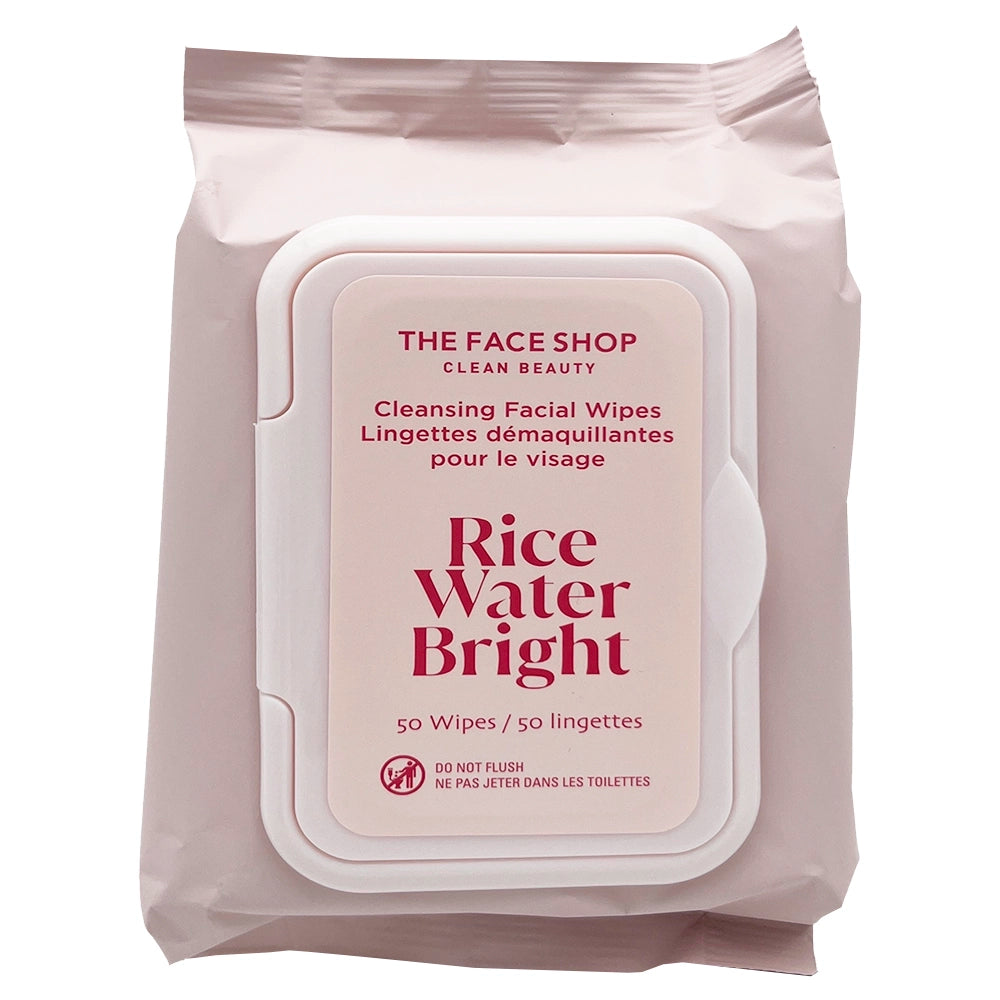 The Face Shop Rice Water Bright Cleansing Facial Wipes 6.13 oz
