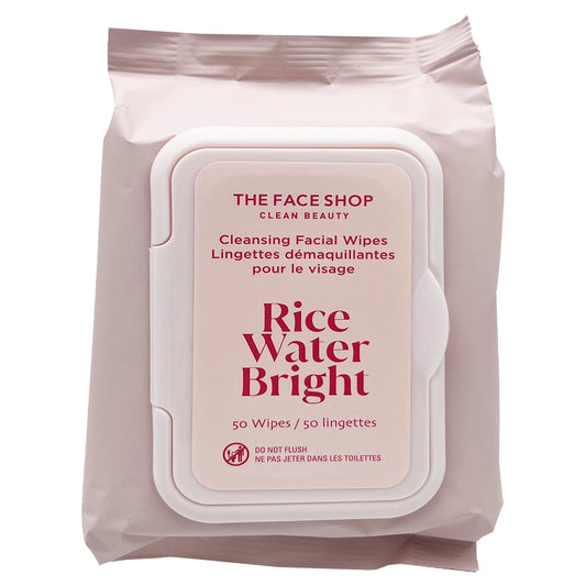 The Face Shop Rice Water Bright Cleansing Facial Wipes 6.13 oz