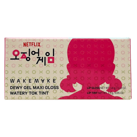Wakemake Dewy Gel Maxi Gloss 15 Solid Blood Squid Game Set 0.18 oz