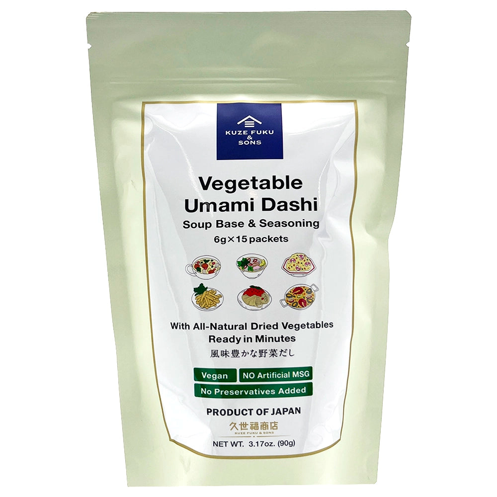 Kuze Fuku & Sons Vegetable Unami Dashi 15 Pack 3.17 oz