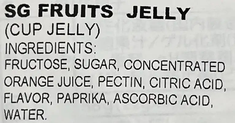 Furuta Fruits Jelly Orange Flavor 88g