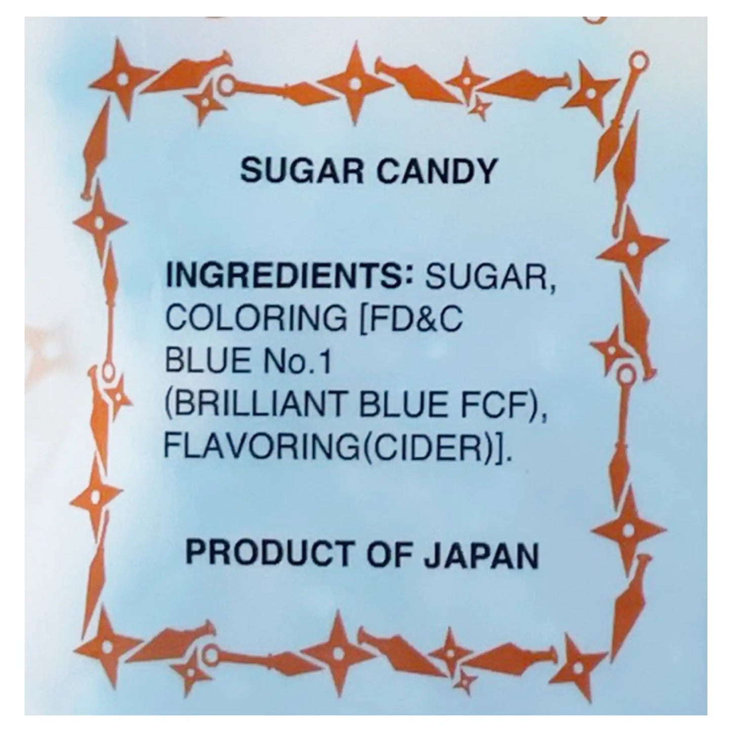 Naruto Sugar Candy Konpeito Soda Flavor 70 g