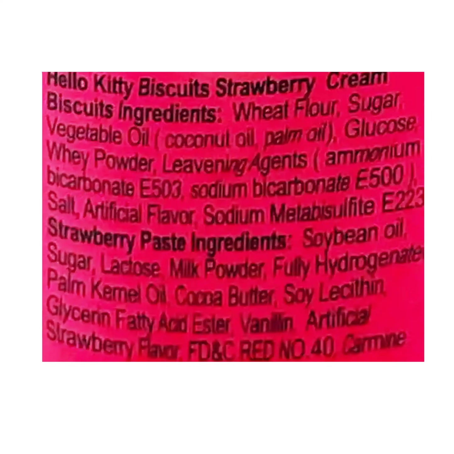 Hello Kitty Biscuits with Strawberry Cream 1.16 oz