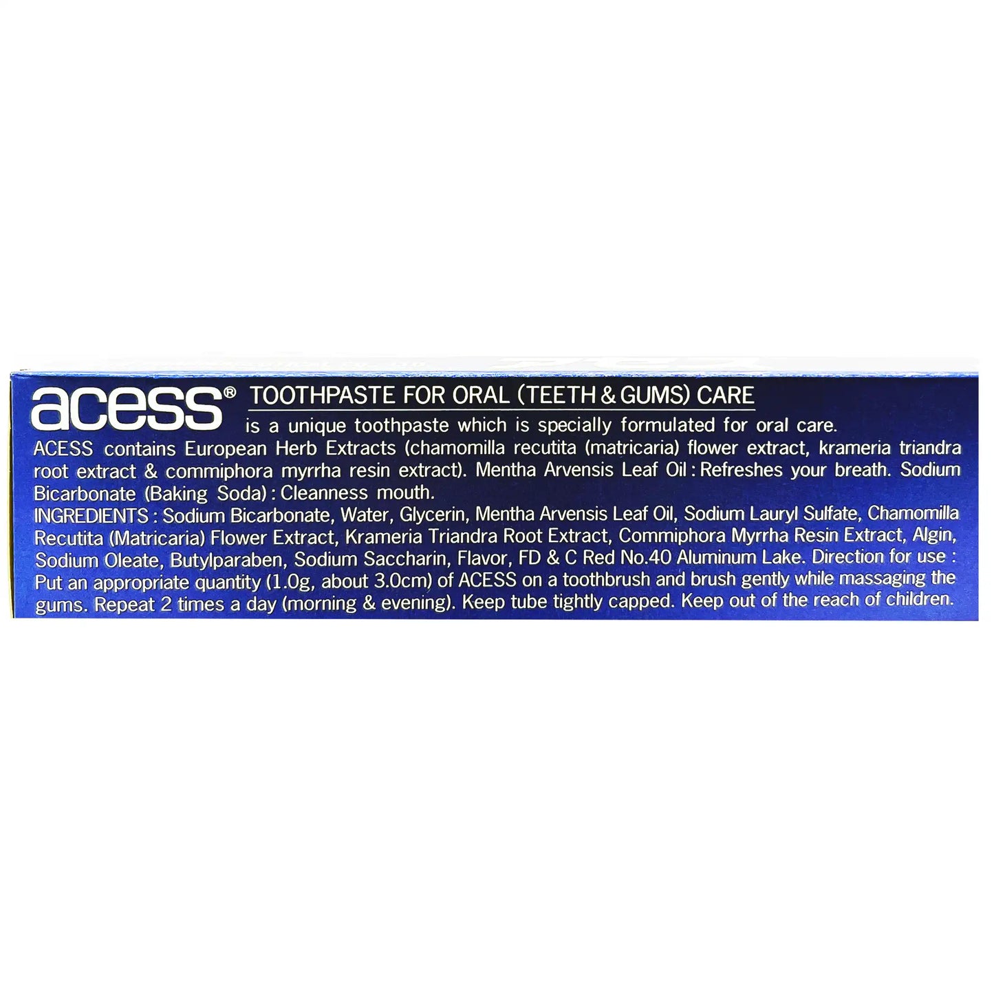 Sato Acess Toothpaste 4.2 oz