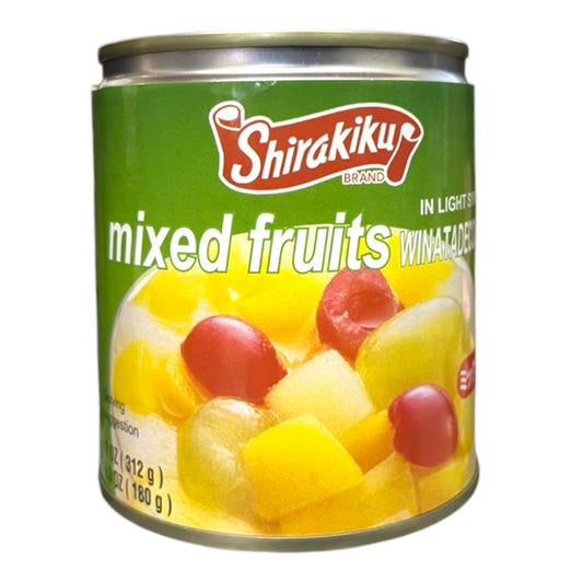 Shirakiku Mixed Fruits In Light Syrup 11 oz