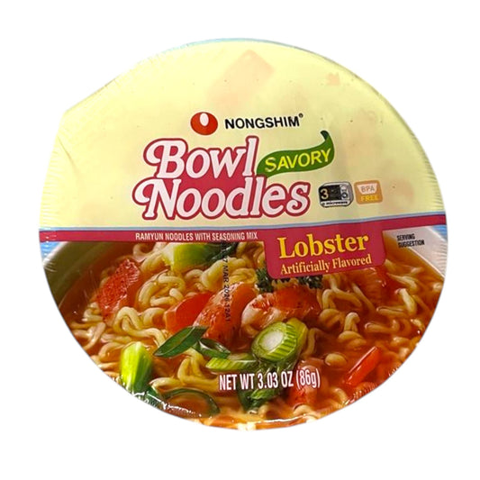 Nongshim Bowl Ramyun Noodles Lobster Flavor 3.03 oz