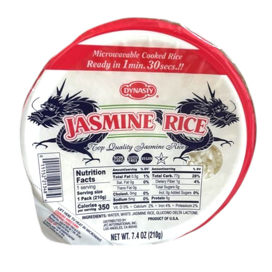 Dynasty Cooked Jasmine Rice 7.4 oz