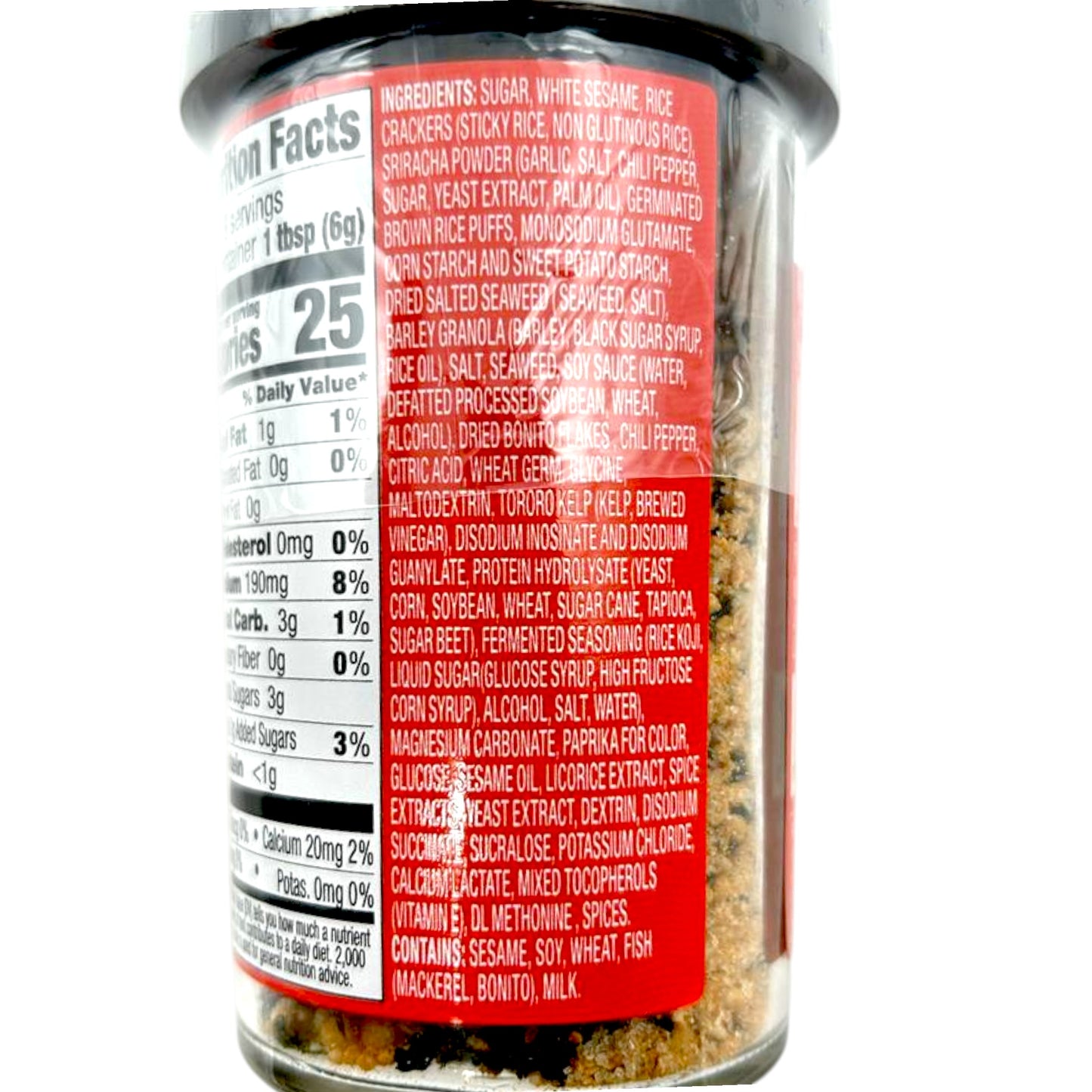 J-Basket Crunchy Furikake Toppers Sriracha 1.76 oz