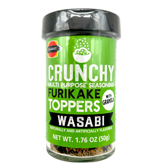 J-Basket Crunchy Furikake Toppers Wasabi 1.76 oz