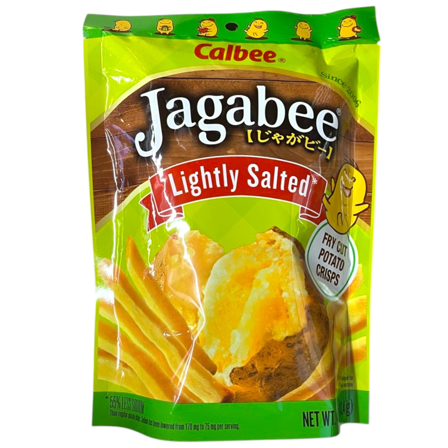 Calbee Jagabee Lightly Salted Potato Crisps 4.0 oz