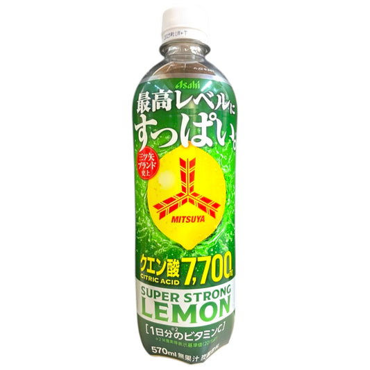 Mitsuya Super Strong Lemon Carbonated Drink 19.27 oz