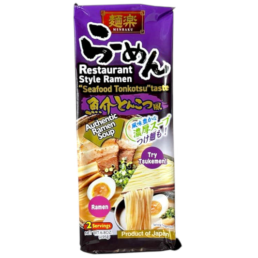 Menraku Seafood Tonkotsu Ramen 2P 6.8 oz