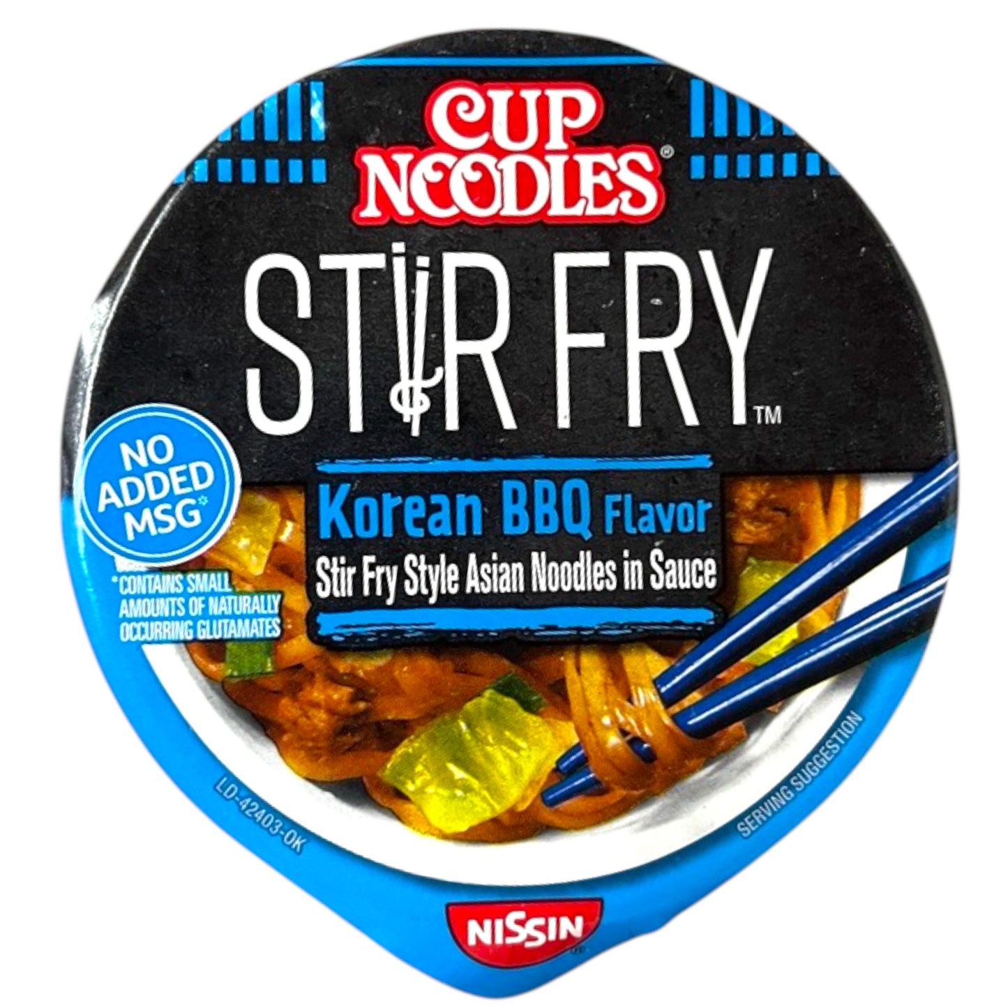 Nisshin Cup Noodle Stir Fry Korean BBQ 2.89 oz