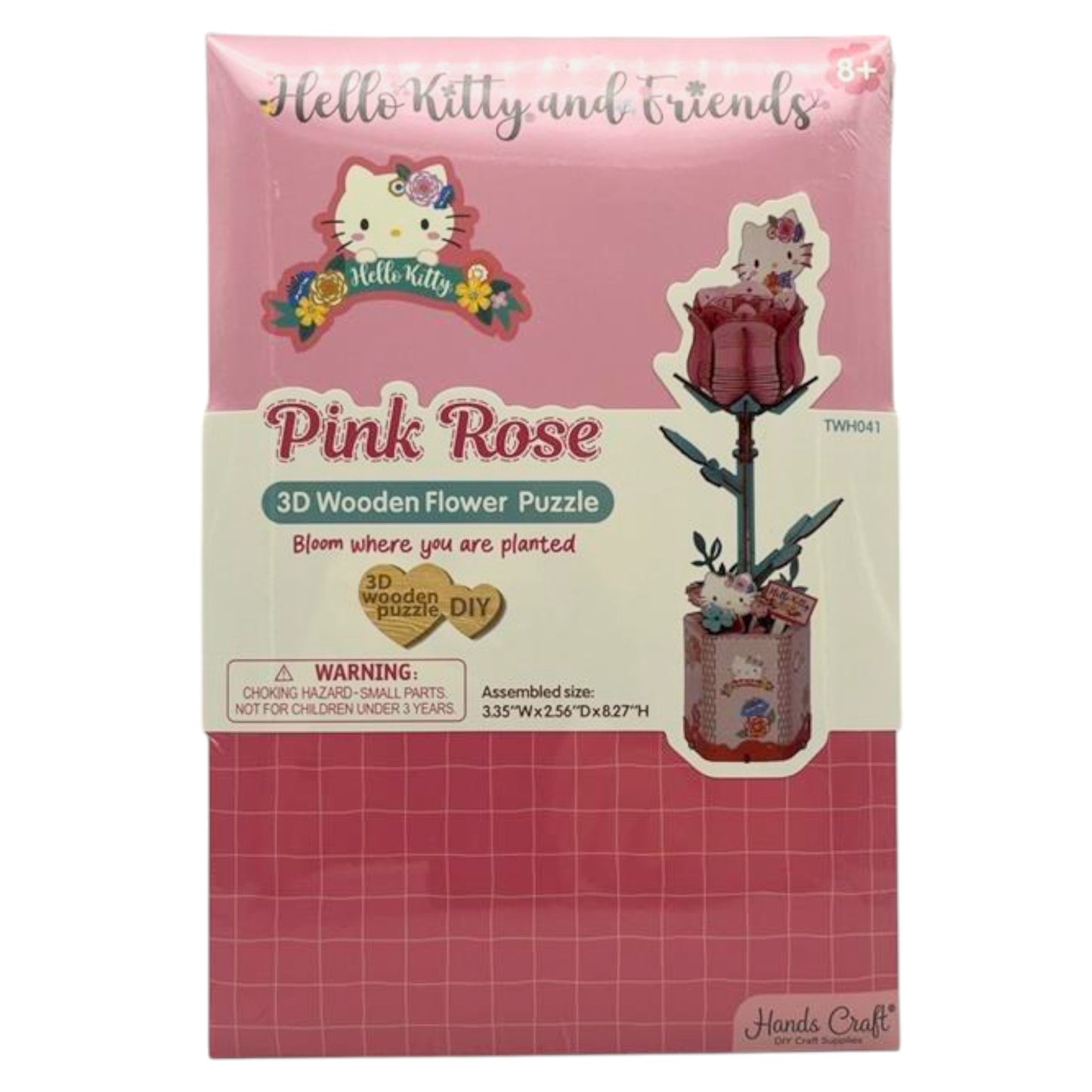 Hello Kitty And Friends Flower Puzzle Hello Kitty Pink Rose 4.1 oz