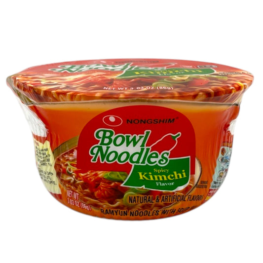 Nongshim Bowl Noodle Spicy Kimchee Cup 3.03 oz