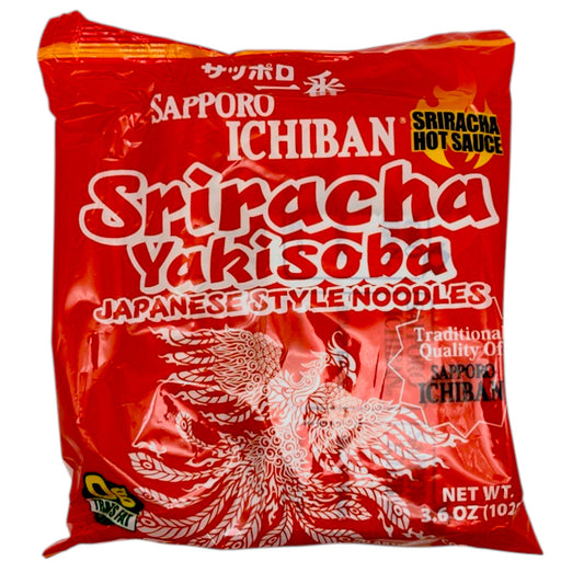 Sapporo Ichiban Sriracha Yakisoba 1PK 3.6 oz
