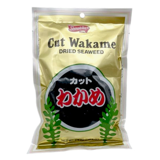 Shirakiku Cut Wakame Dried Seaweed 2.5 oz