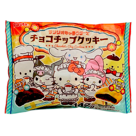 Furuta Sanrio Chocolate Chip Cookies Baked Wheat 5.18 oz