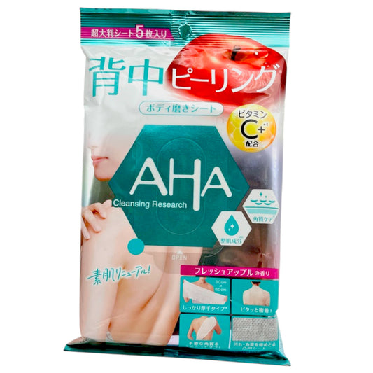 AHA Cleansing Research Body Peel Sheet 8.7 oz