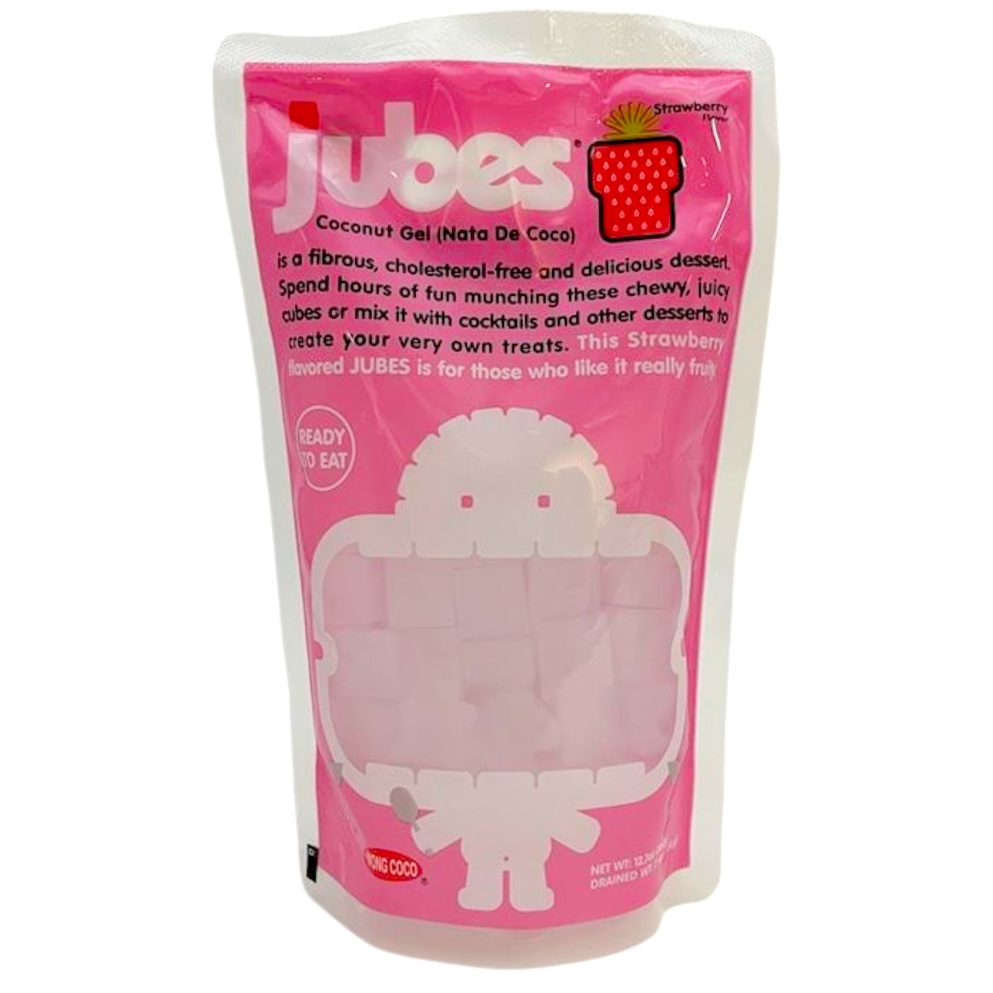 Jubes Nata de Coco Strawberry 12.7 oz