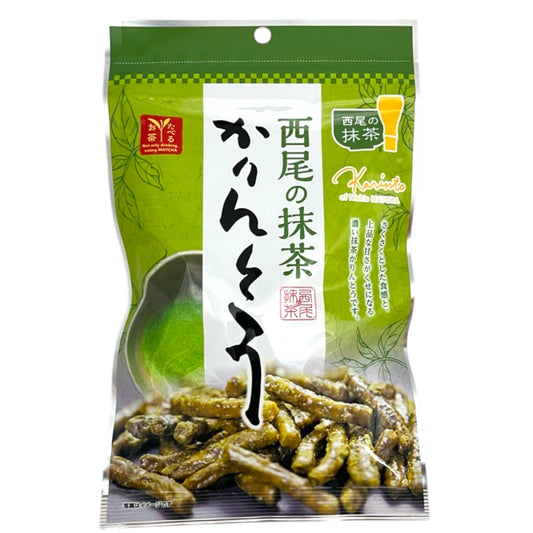 Yamada Nishio Matcha Karinto Wheat Snack 2.47 oz