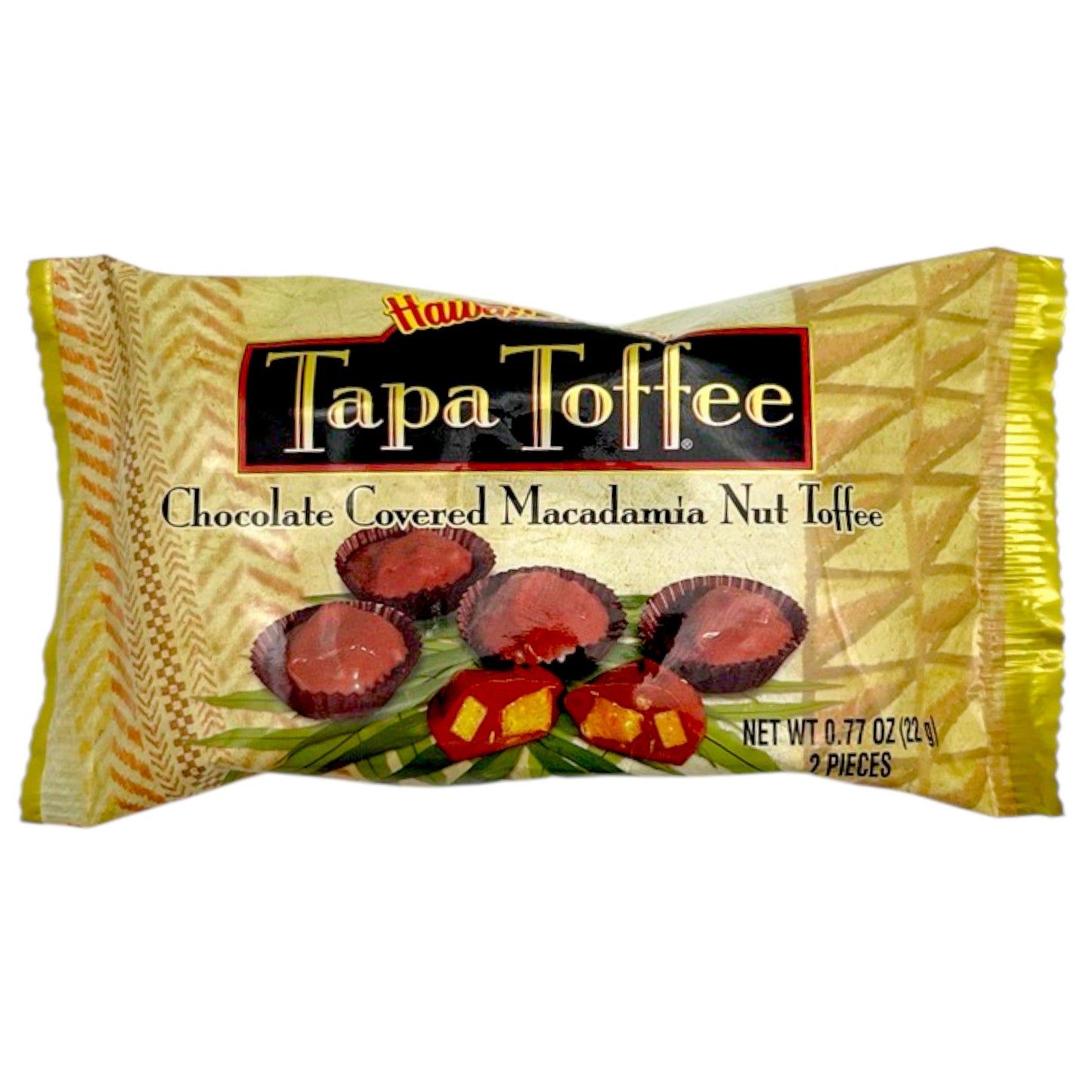 Hawaiian Sun Tapa Toffee Chocolate Covered Macadamia Nut 0.77 oz