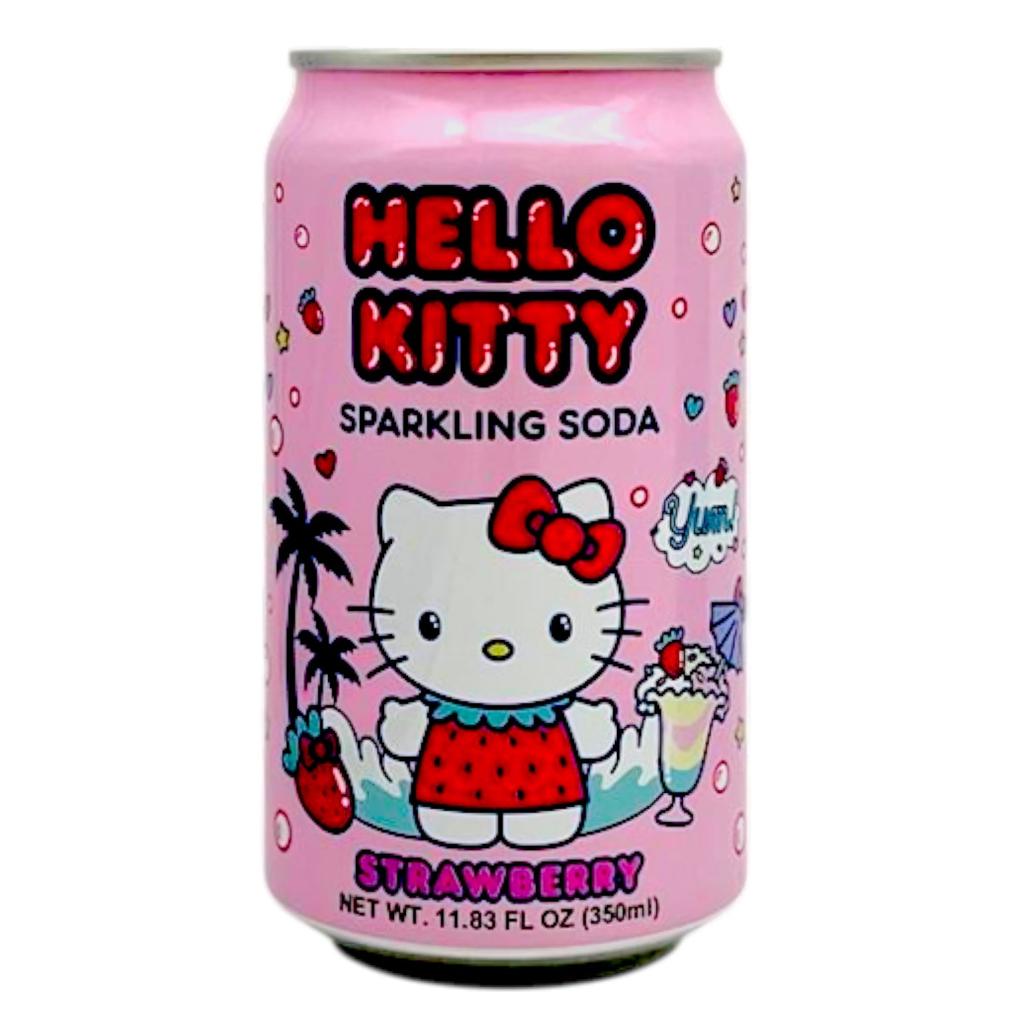Hello Kitty Sparkling Soda Strawberry 11.83 fl oz