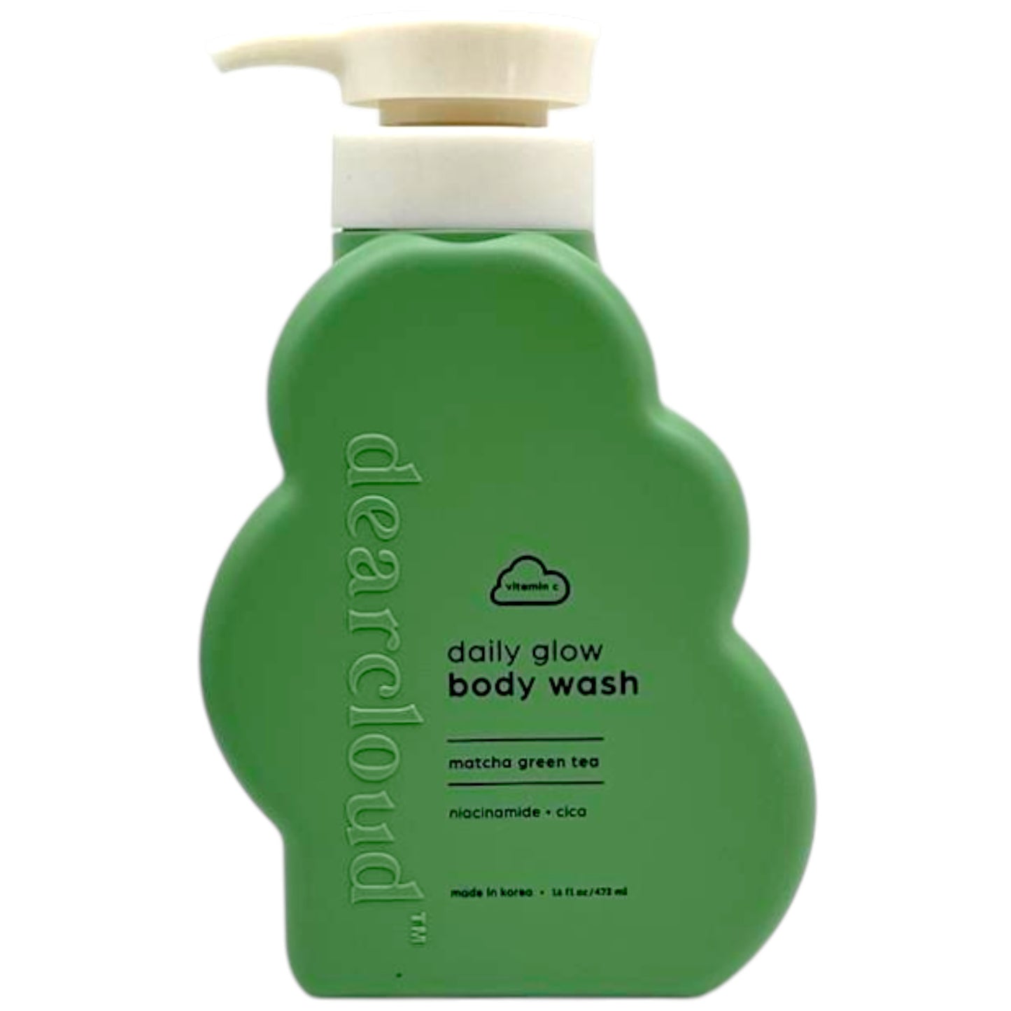 Dearcloud Daily Glow Body Wash Matcha Green Tea 16 fl oz