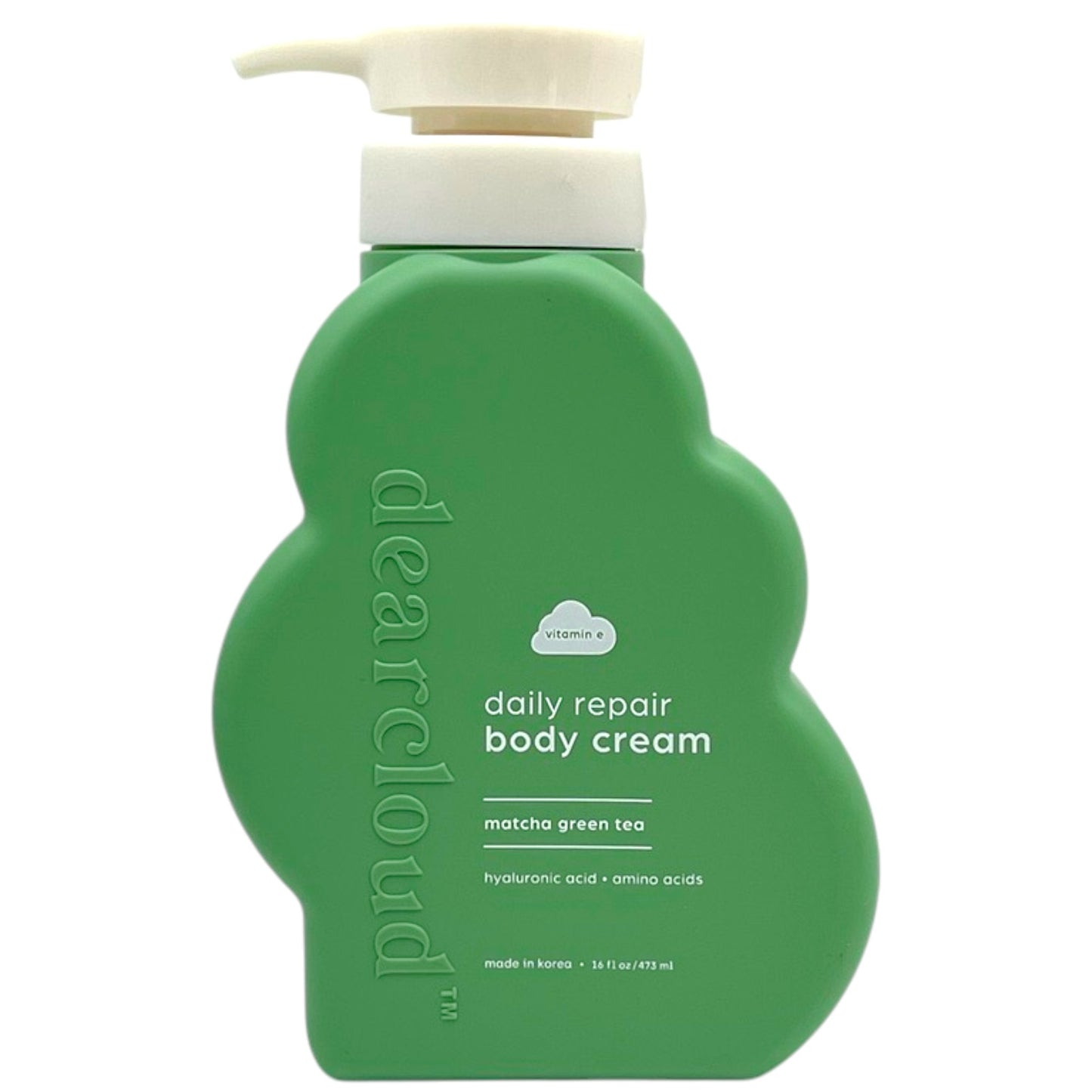Dearcloud Daily Repair Body Cream Matcha Green Tea 16 fl oz